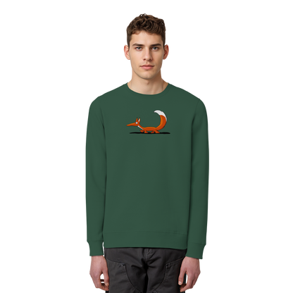 Lässiger cooler Fuchs | Mr. Fox, der Schleicher - Organic Basic Unisex Sweatshirt