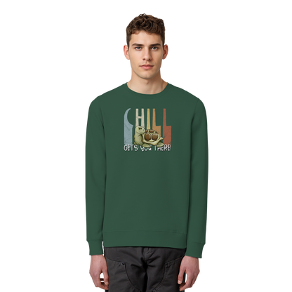 Gechillt gemütliche Schildkröte - Organic Basic Unisex Sweatshirt