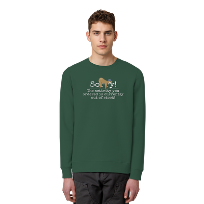 No-Activity Faultier - Organic Basic Unisex Sweatshirt