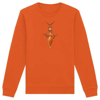 Rotes Eichhörnchen hängt ab - Organic Basic Unisex Sweatshirt