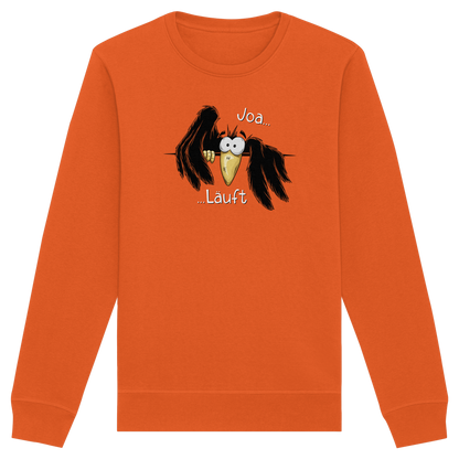 Joa Läuft Krähe gechillter Rabe - Organic Basic Unisex Sweatshirt