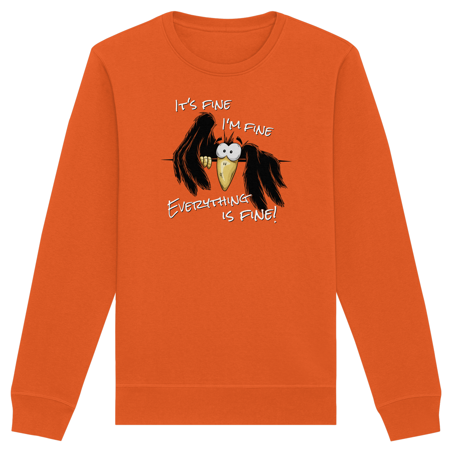 I’m Fine Rabe | Alles Gut Krähe - Organic Basic Unisex Sweatshirt