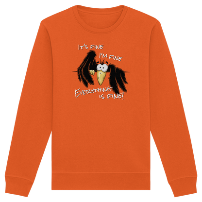 I’m Fine Rabe | Alles Gut Krähe - Organic Basic Unisex Sweatshirt