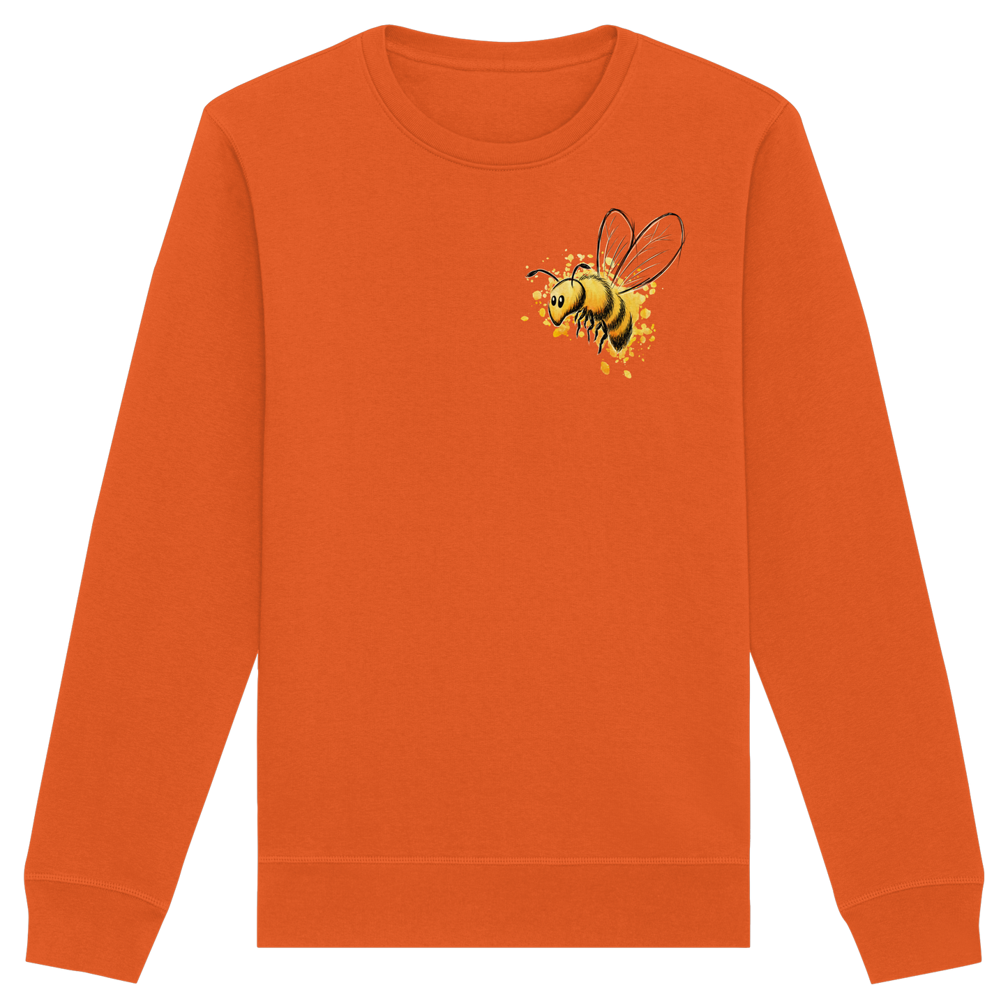Lässige kleine Honig-Biene - Organic Basic Unisex Sweatshirt