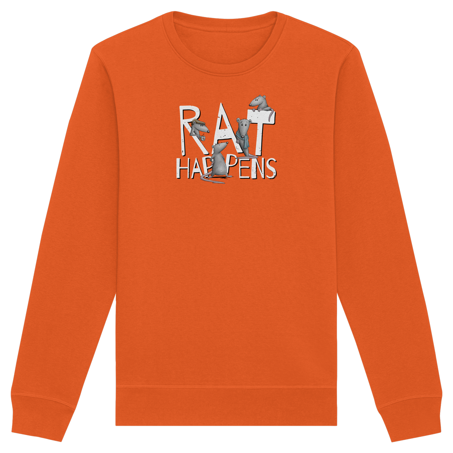 Rat Happens Ratten - Organic Basic Unisex Sweatshirt