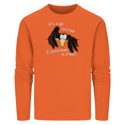 I’m Fine Rabe | Alles Gut Krähe - Organic Basic Unisex Sweatshirt