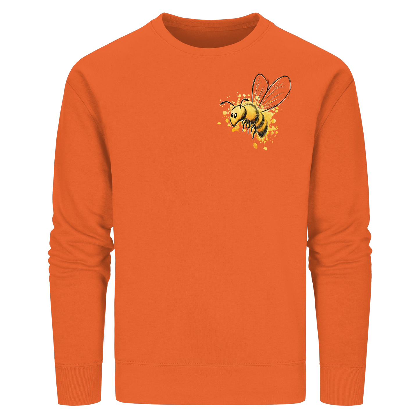 Lässige kleine Honig-Biene - Organic Basic Unisex Sweatshirt