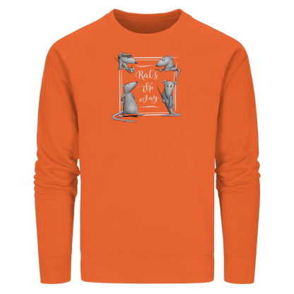 Rat’s The Way Kaffeehaus Ratten - Organic Basic Unisex Sweatshirt