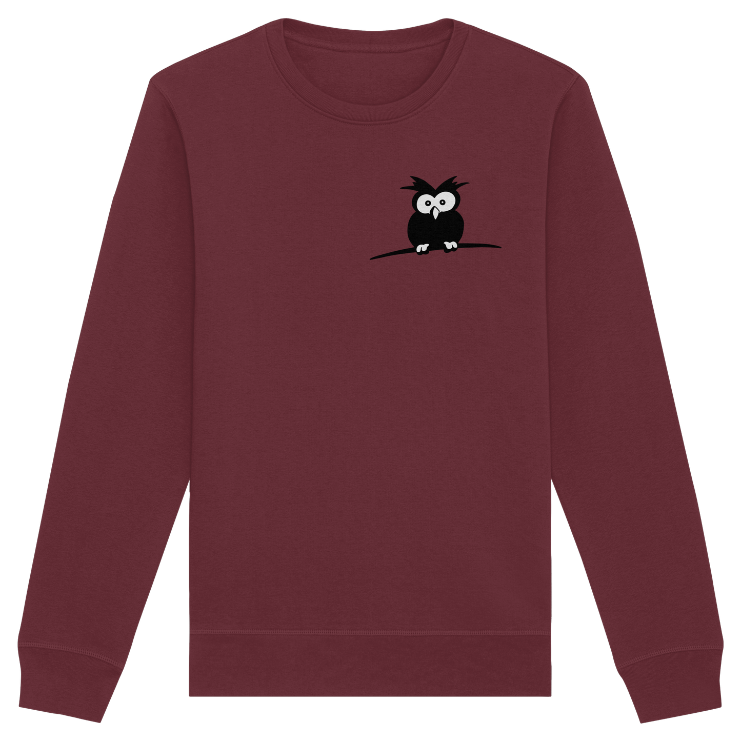 Kleine struppige Eule - Organic Basic Unisex Sweatshirt