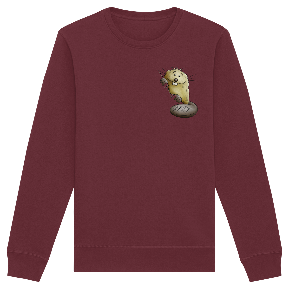 Lustiger frecher Biber - Organic Basic Unisex Sweatshirt
