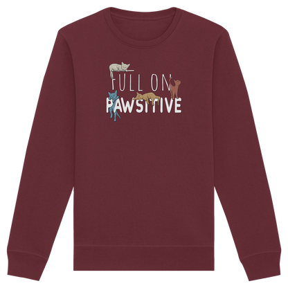 Full On Pawsitive! Gechillte Katzen - Organic Basic Unisex Sweatshirt