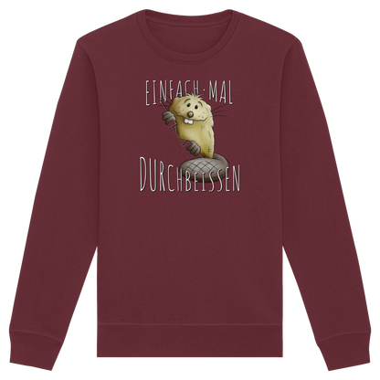 Einfach mal Durchbeissen Biber - Organic Basic Unisex Sweatshirt
