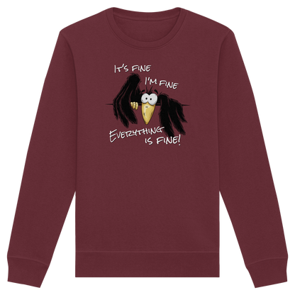 I’m Fine Rabe | Alles Gut Krähe - Organic Basic Unisex Sweatshirt