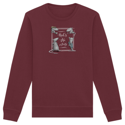 Rat’s The Way Kaffeehaus Ratten - Organic Basic Unisex Sweatshirt