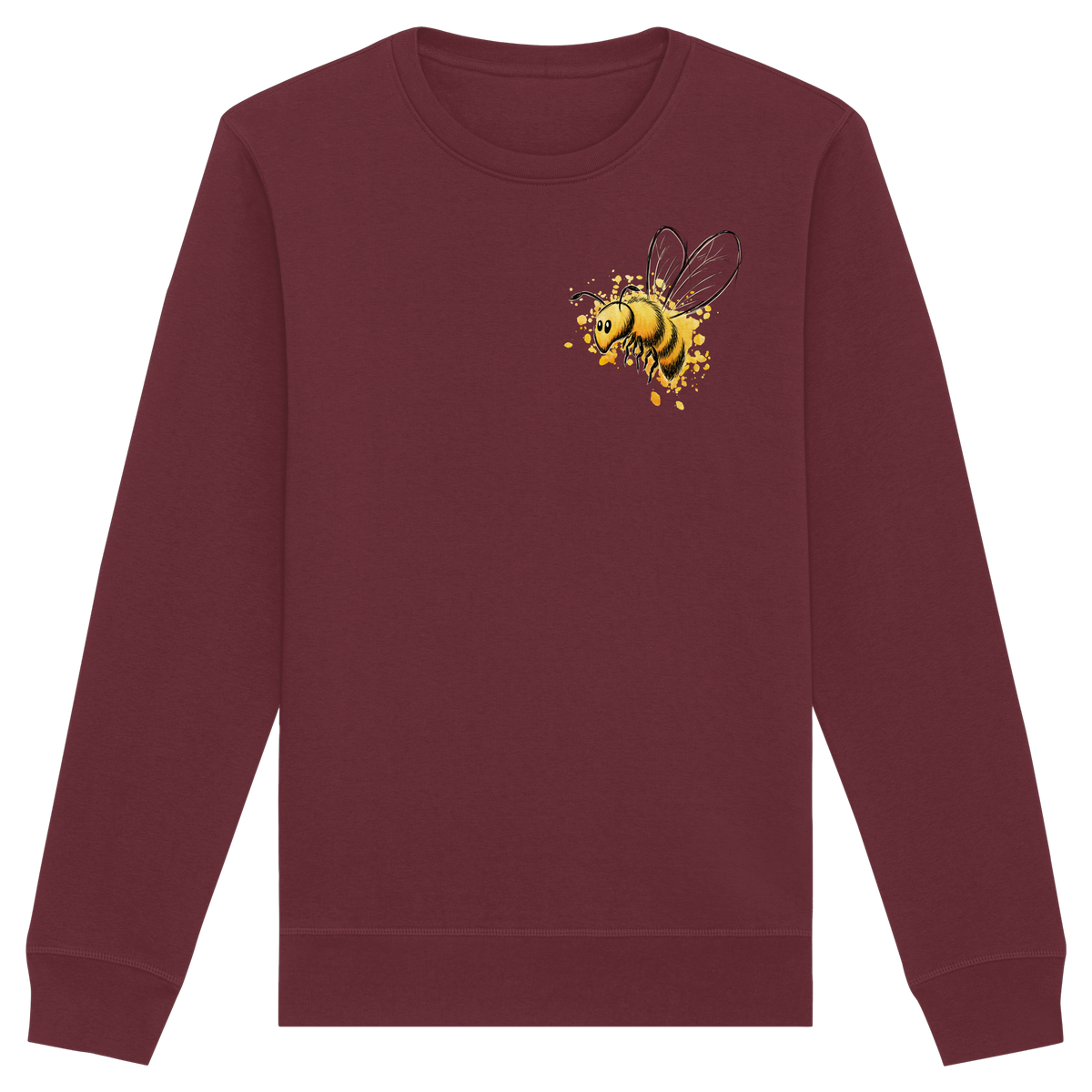 Lässige kleine Honig-Biene - Organic Basic Unisex Sweatshirt