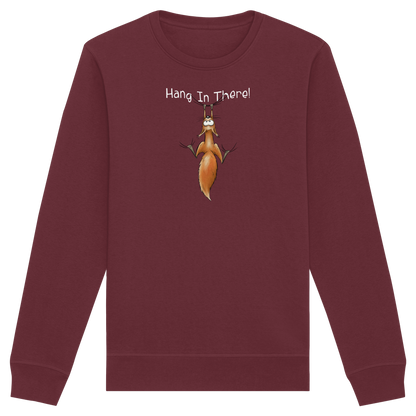 Hang In There | Lässiges Eichhörnchen - Organic Basic Unisex Sweatshirt