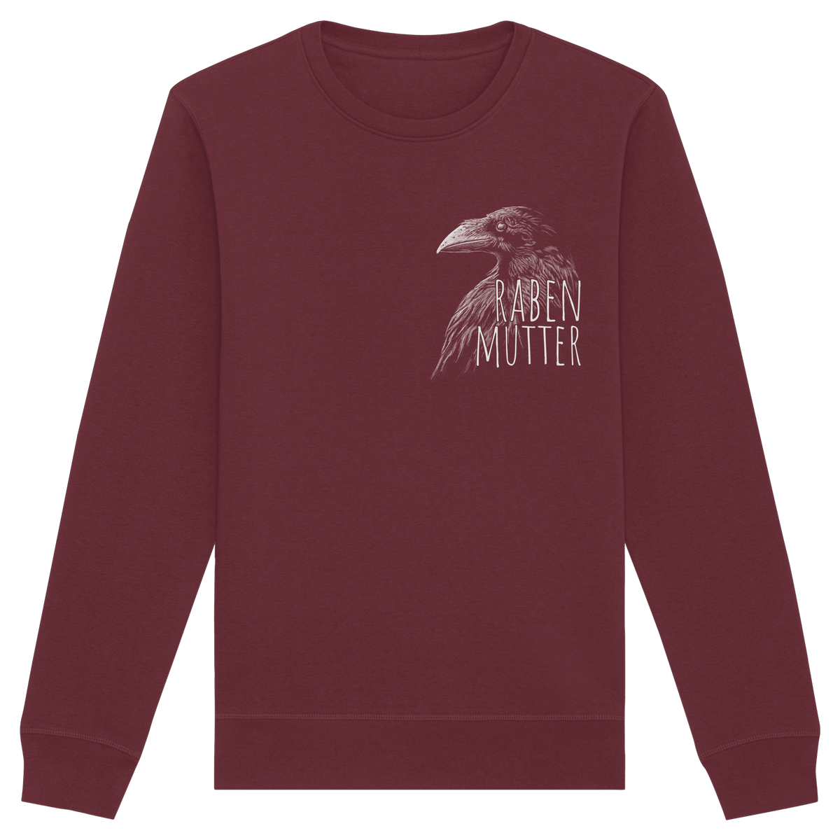 Rabenmutter schwarze Krähe Rabe - Organic Basic Unisex Sweatshirt