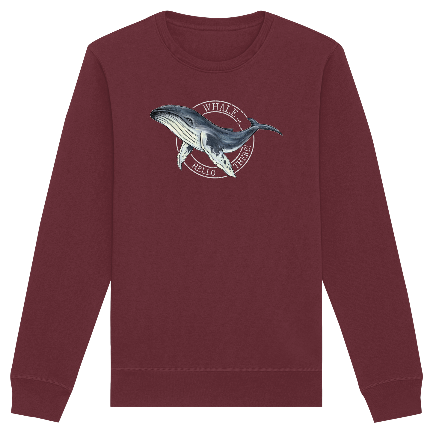 Whale, Hello There | Buckelwal - Organic Basic Unisex Sweatshirt