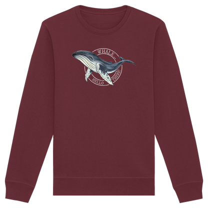 Whale, Hello There | Buckelwal - Organic Basic Unisex Sweatshirt