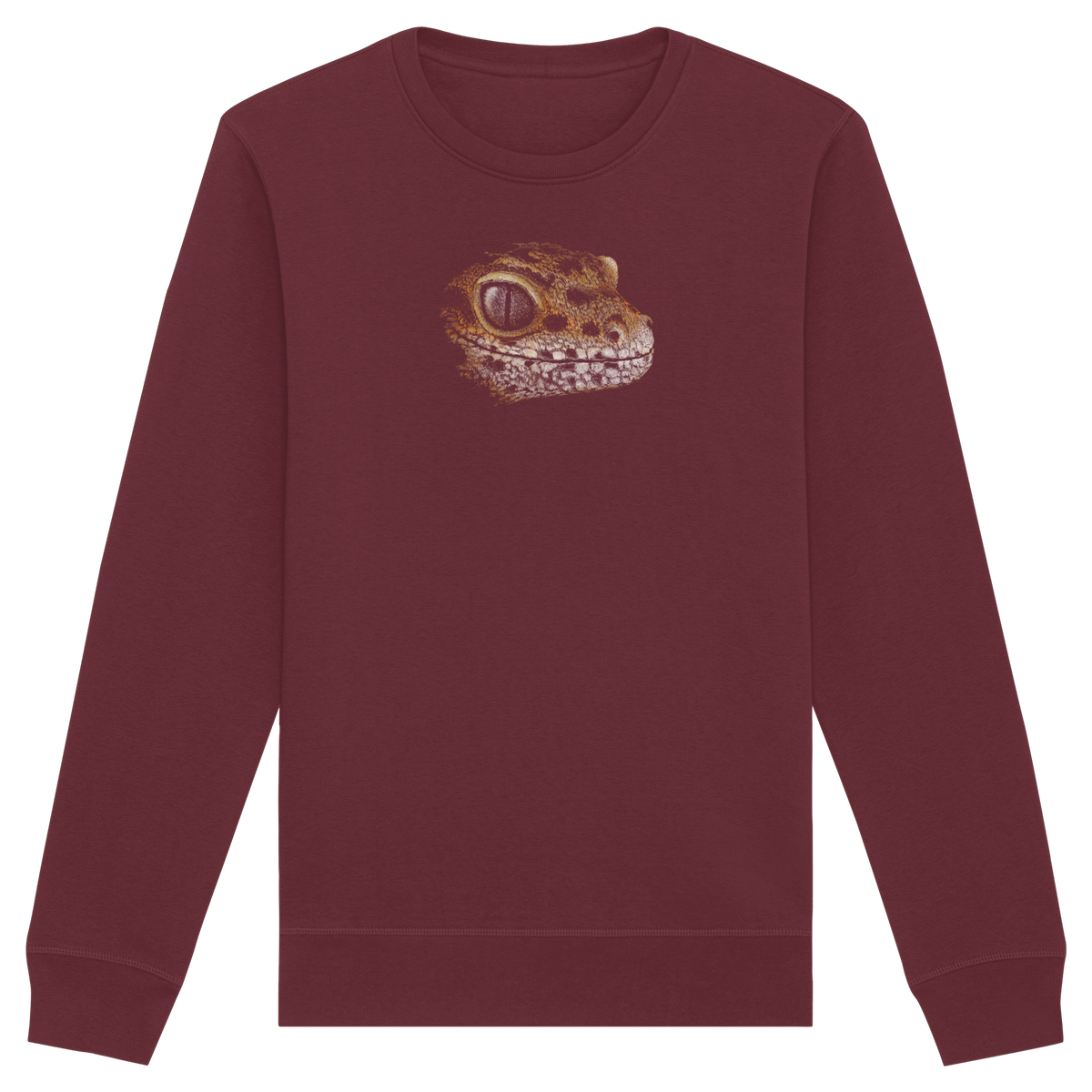 Leopard Gecko Skizze Kritzelkunst - Organic Basic Unisex Sweatshirt