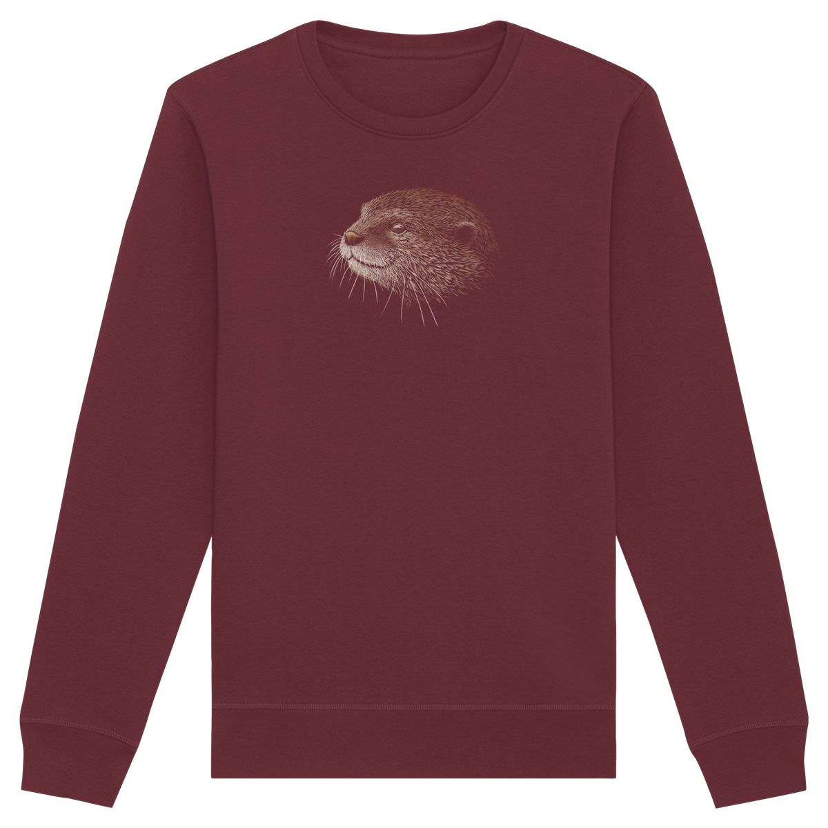 Otter Bleistift Zeichnung KritzelKunst - Organic Basic Unisex Sweatshirt