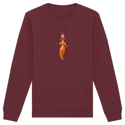 Rotes Eichhörnchen hängt ab - Organic Basic Unisex Sweatshirt