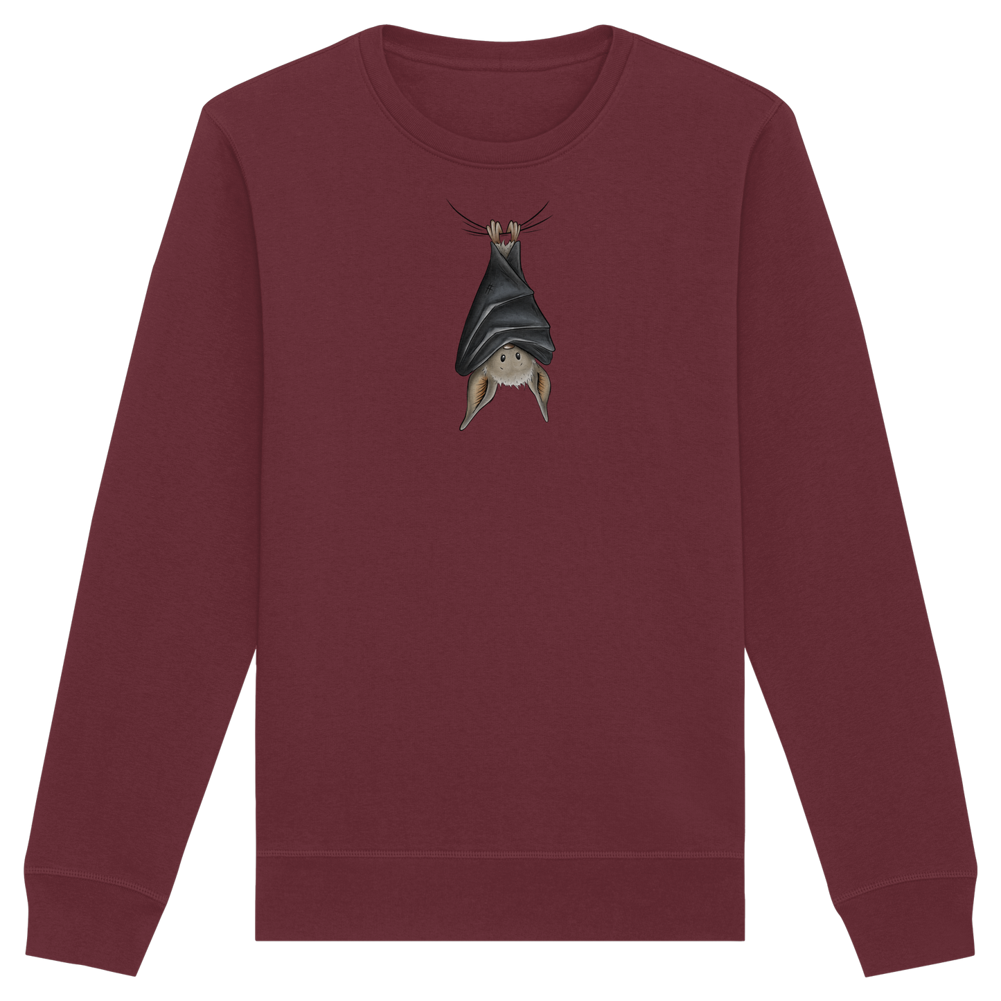 Lustig chillende Fledermaus - Organic Basic Unisex Sweatshirt