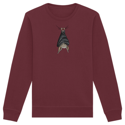 Lustig chillende Fledermaus - Organic Basic Unisex Sweatshirt