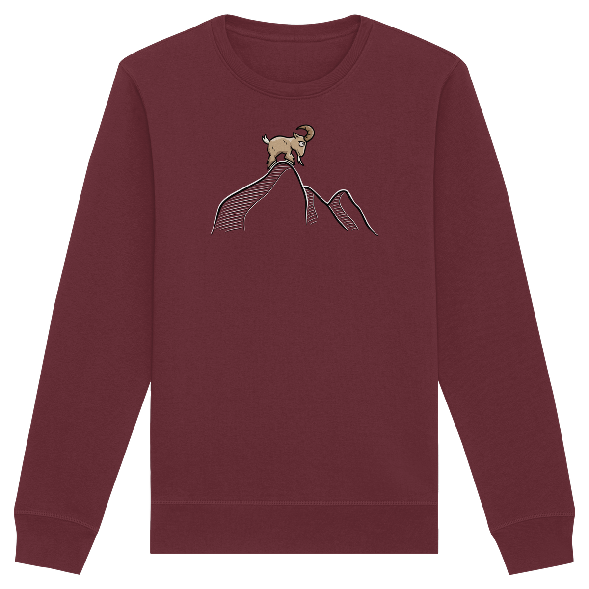 Ziegenbock in den Bergen - Organic Basic Unisex Sweatshirt