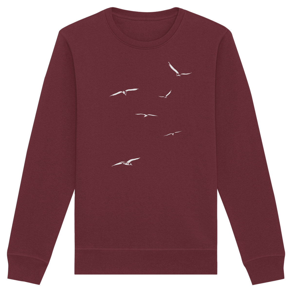 Vogelschwarm – Traum vom Fliegen - Organic Basic Unisex Sweatshirt