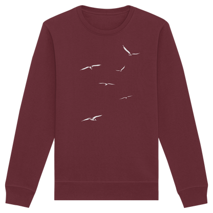 Vogelschwarm – Traum vom Fliegen - Organic Basic Unisex Sweatshirt