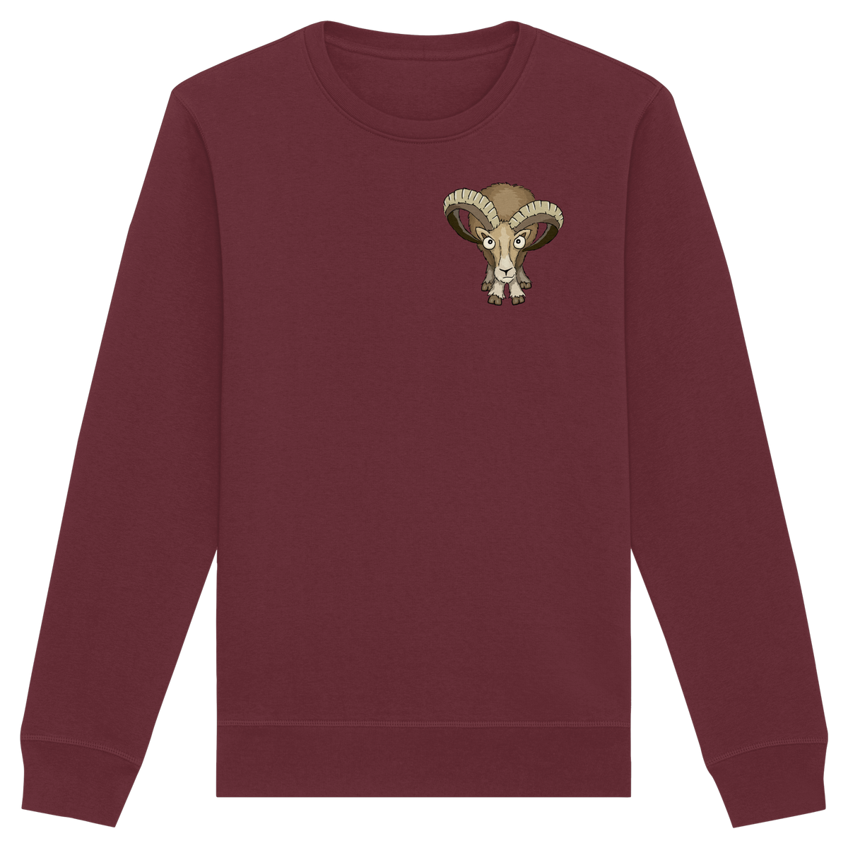 Bockiges Mufflon Widder Schafbock - Organic Basic Unisex Sweatshirt