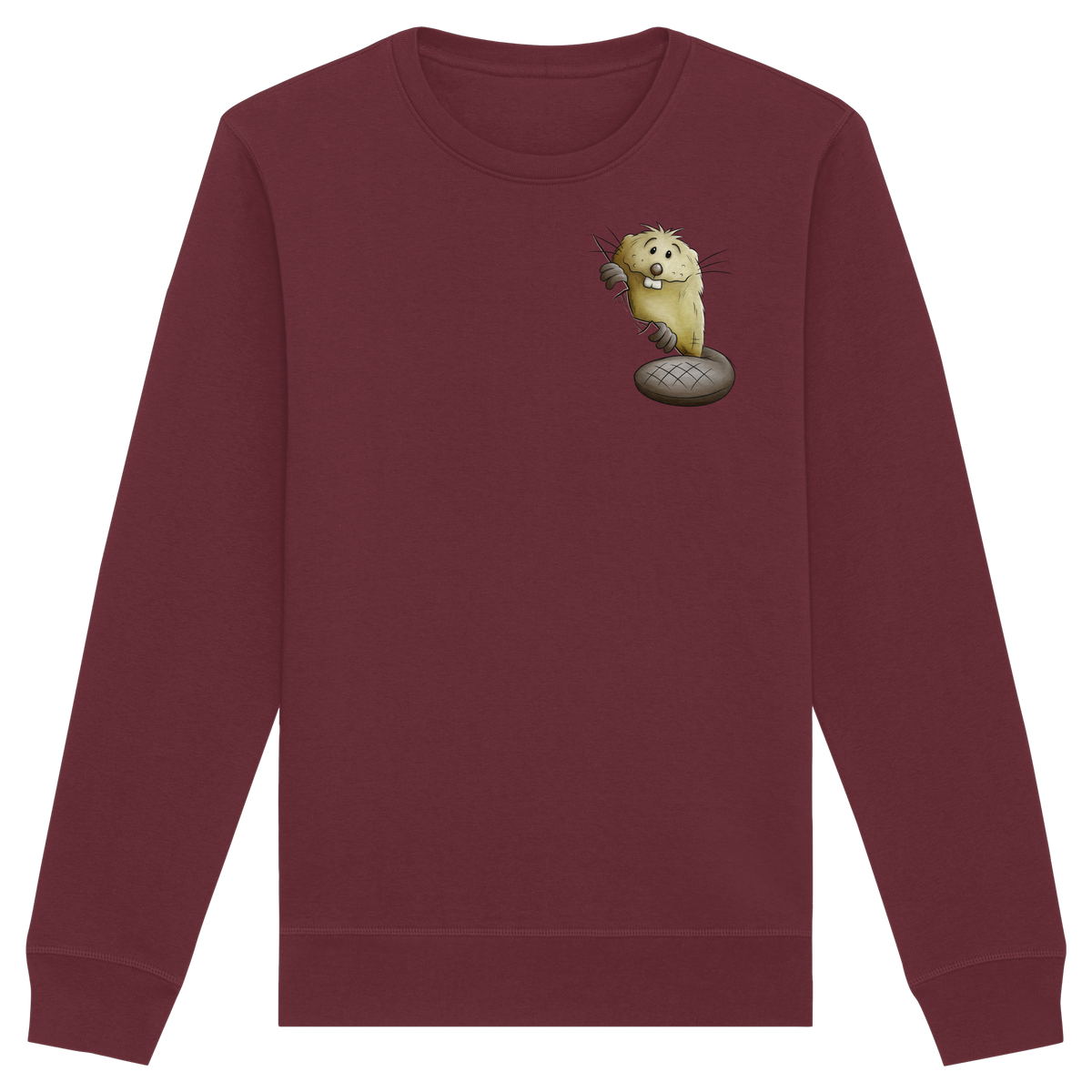 Lustiger frecher Biber - Organic Basic Unisex Sweatshirt