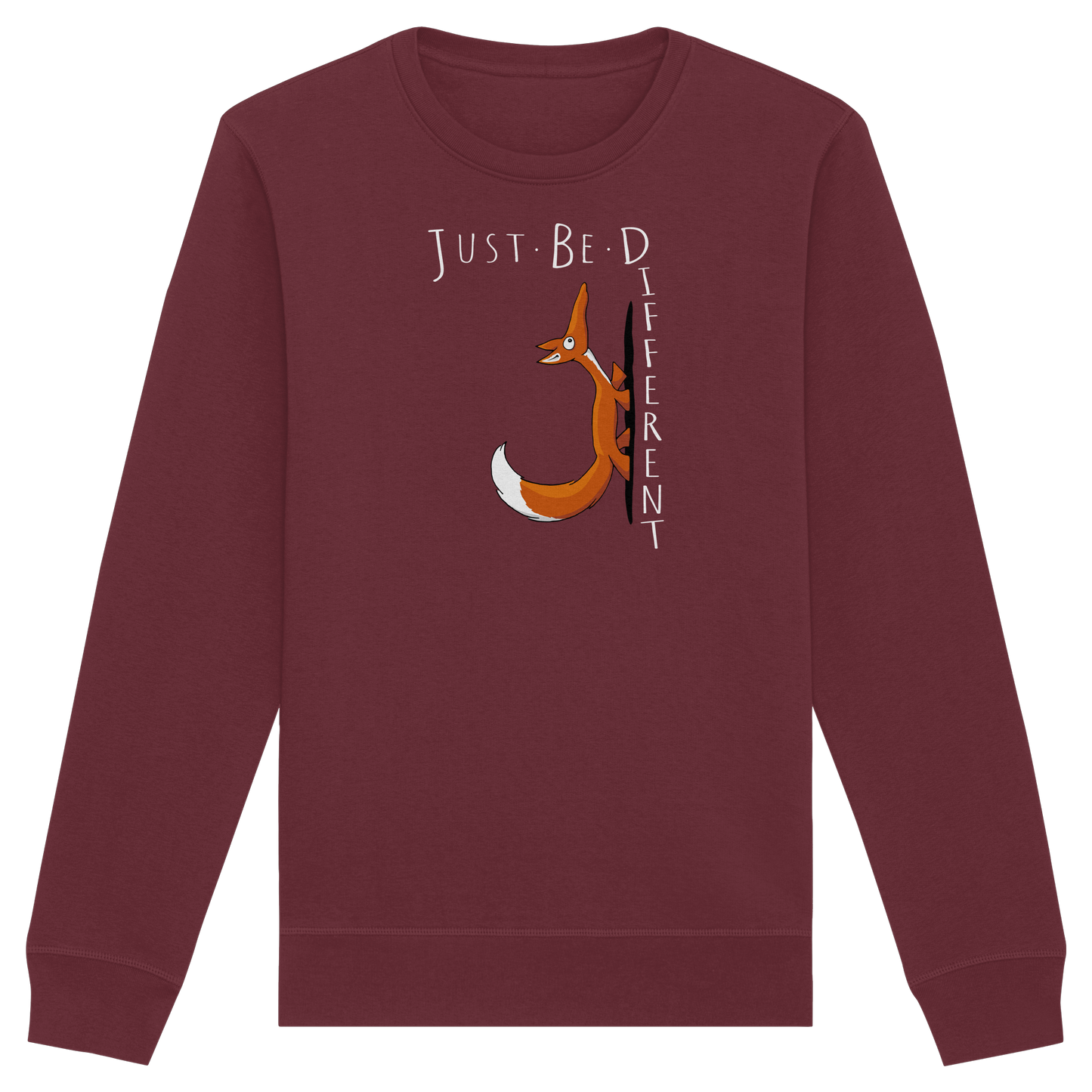 Just Be Different | Sei Anders, kleiner Fuchs - Organic Basic Unisex Sweatshirt