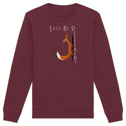 Just Be Different | Sei Anders, kleiner Fuchs - Organic Basic Unisex Sweatshirt