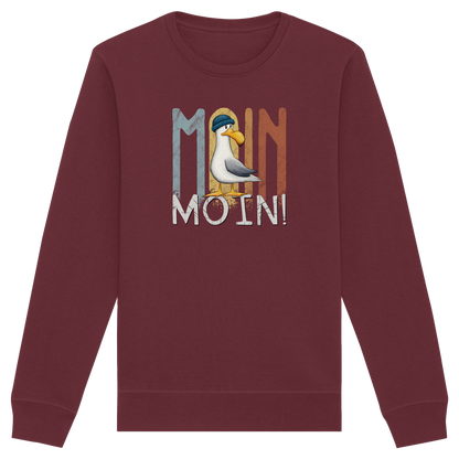 Moin Moin norddeutsche Möwe - Organic Basic Unisex Sweatshirt