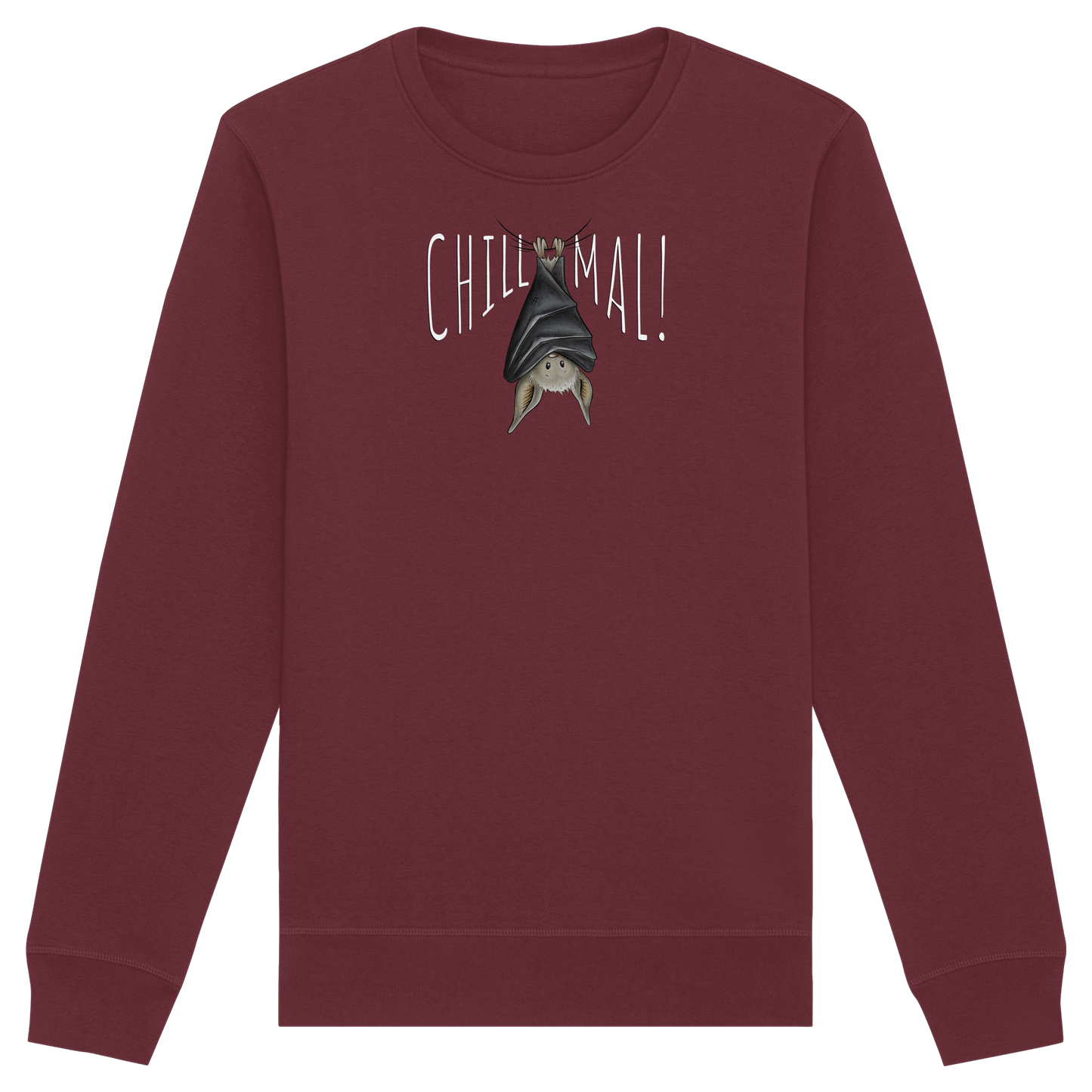 Chill Mal gemütliche Fledermaus - Organic Basic Unisex Sweatshirt