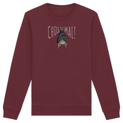 Chill Mal gemütliche Fledermaus - Organic Basic Unisex Sweatshirt