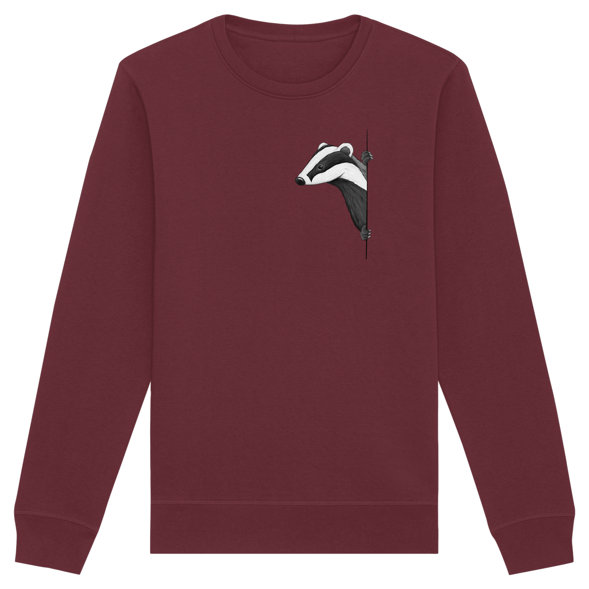 Lässiger Dachs Meister Grimbart - Organic Basic Unisex Sweatshirt