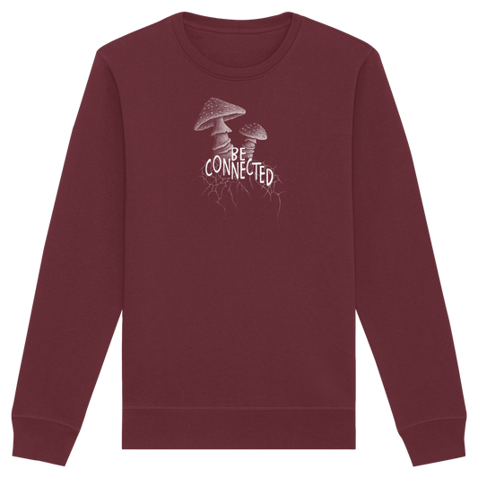 Be Connected Panther-Pilz - Organic Basic Unisex Sweatshirt