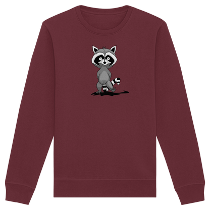 Frecher kleiner Waschbär - Organic Basic Unisex Sweatshirt