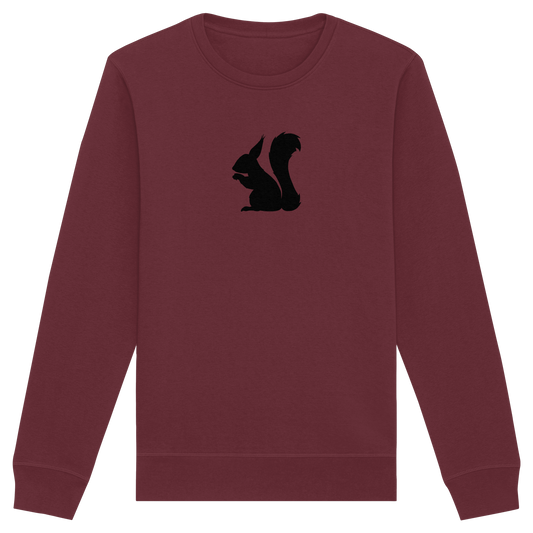 Eichhörnchen Silhouette - Organic Basic Unisex Sweatshirt