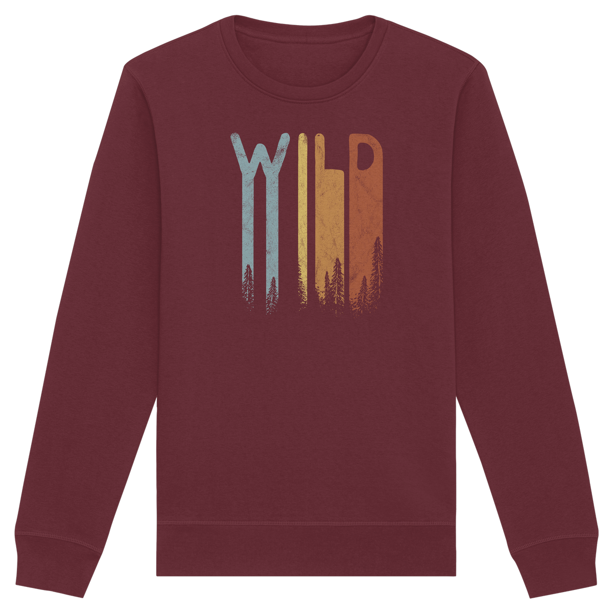 Wild Retro Schriftzug - Organic Basic Unisex Sweatshirt