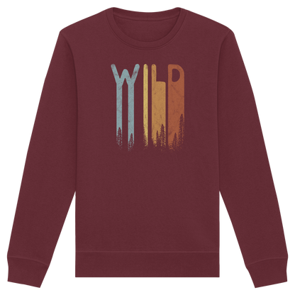 Wild Retro Schriftzug - Organic Basic Unisex Sweatshirt