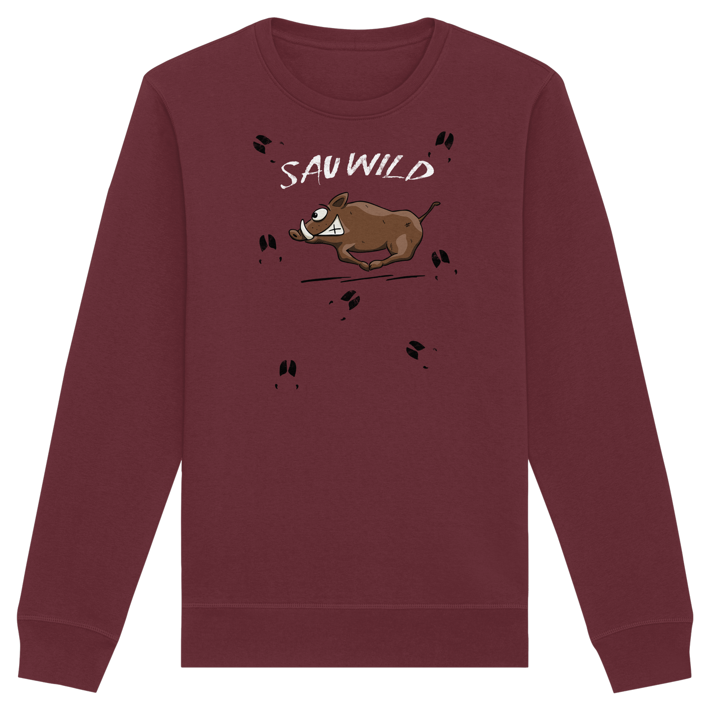 Sauwild wilde Sau | Wildschwein Keiler - Organic Basic Unisex Sweatshirt