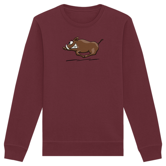 sauwildes Wildschwein | Wildsau  - Organic Basic Unisex Sweatshirt
