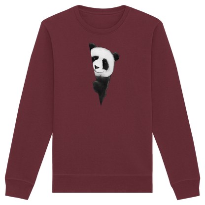 Panda Bär Illustration - Organic Basic Unisex Sweatshirt