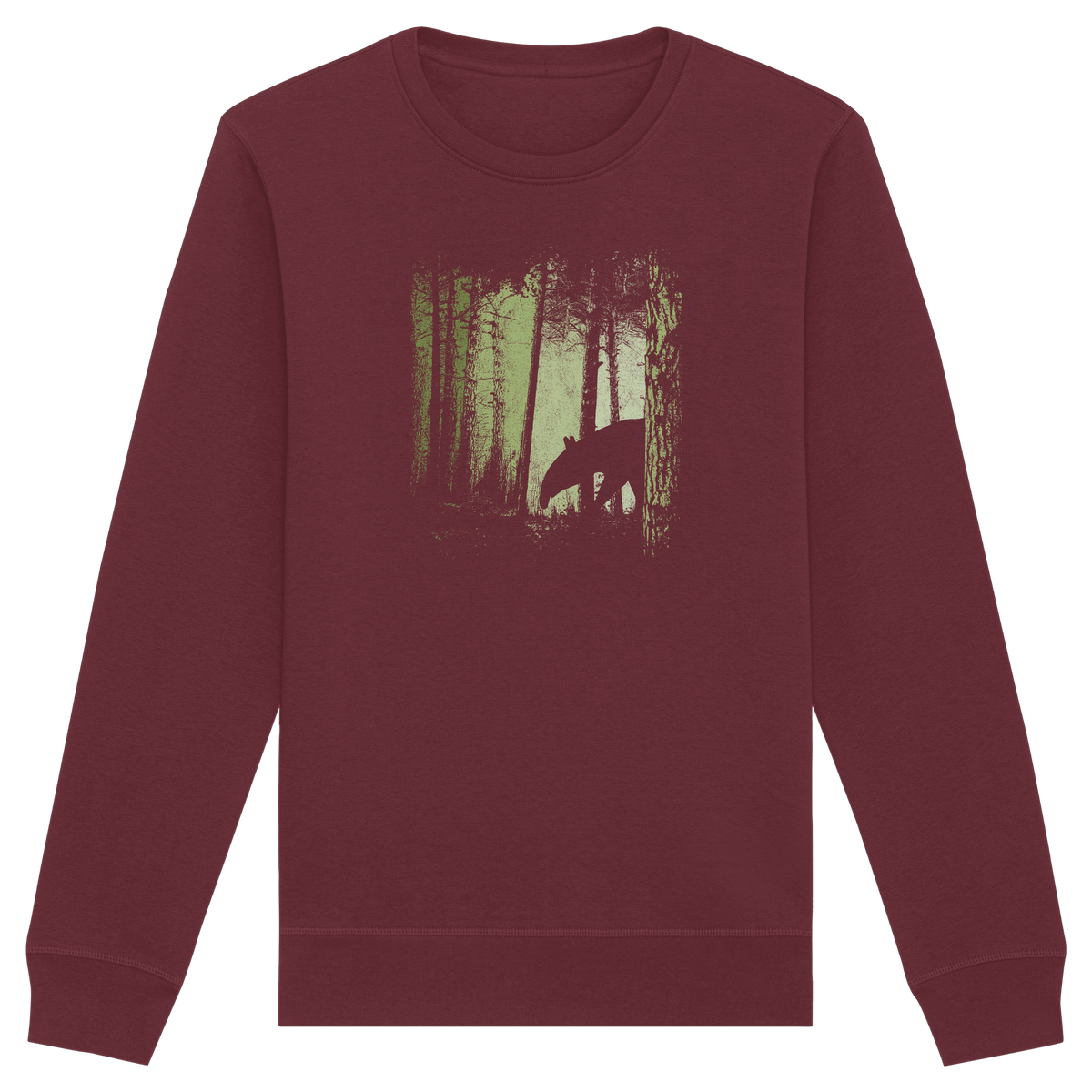 Lässiger Tapir im Zwielicht Wald - Organic Basic Unisex Sweatshirt