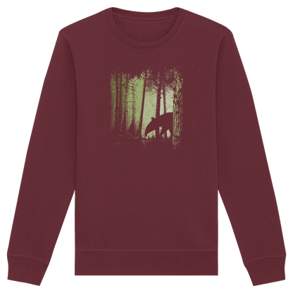 Lässiger Tapir im Zwielicht Wald - Organic Basic Unisex Sweatshirt