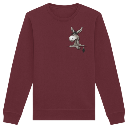 Lustiger lässiger Esel - Organic Basic Unisex Sweatshirt